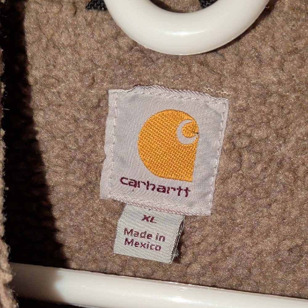 Carhartt Dark Brown Sherpa Vest - Picture 2 of 6